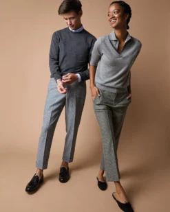 Bella Flare Pant In Green Guncheck Stretch Wool -ULLA JOHNSON || Joseph || A.P.C. Sales Store M F23 CATALOG 27 D1 PDP a2941431 cae3 4f36 8a52 e94efe577fdf