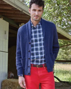 Button-Down Sport Shirt In Dress Gordon Tartan Poplin -ULLA JOHNSON || Joseph || A.P.C. Sales Store M HOLIDAY 23 CATALOG PDP 23 ec654d01 7e11 41f6 b524 1d0a99b149e0