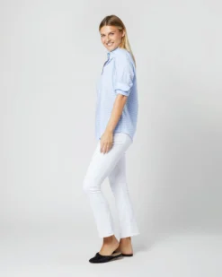 Tomboy Popover Shirt In Sky Blue Gingham Poplin -ULLA JOHNSON || Joseph || A.P.C. Sales Store S12855 589