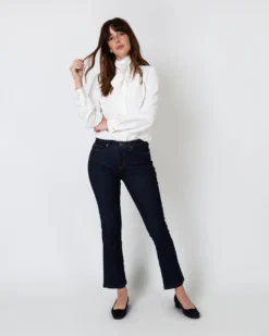 Tie-Neck Blouse In Ivory Silk Crepe De Chine -ULLA JOHNSON || Joseph || A.P.C. Sales Store S17148 7