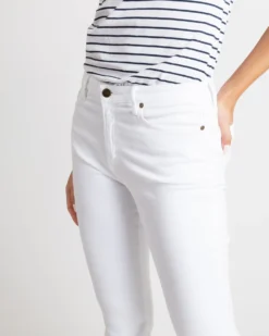 Straight Leg 5-Pocket Jean In White Stretch Denim -ULLA JOHNSON || Joseph || A.P.C. Sales Store S30766 3