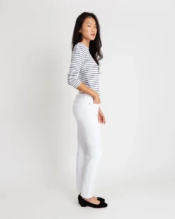 Straight Leg 5-Pocket Jean In White Stretch Denim -ULLA JOHNSON || Joseph || A.P.C. Sales Store S30766 4
