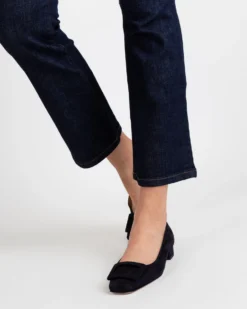 Flare Cropped 5-Pocket Jean In Indigo Stretch Denim -ULLA JOHNSON || Joseph || A.P.C. Sales Store S42279 8