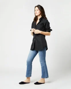 Boyfriend Shirt In Black Poplin -ULLA JOHNSON || Joseph || A.P.C. Sales Store S4660 1664