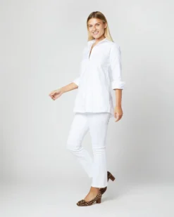 Designer Tunic In White Roxford -ULLA JOHNSON || Joseph || A.P.C. Sales Store S4669 295