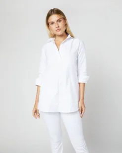 Designer Tunic In White Roxford -ULLA JOHNSON || Joseph || A.P.C. Sales Store S4669 342