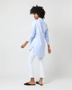Director Shirt In Sky Blue Roxford -ULLA JOHNSON || Joseph || A.P.C. Sales Store S4677 3145