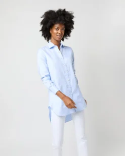 Director Shirt In Sky Blue Roxford -ULLA JOHNSON || Joseph || A.P.C. Sales Store S4677 3171
