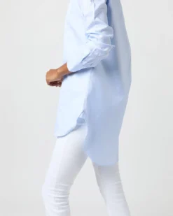 Director Shirt In Sky Blue Roxford -ULLA JOHNSON || Joseph || A.P.C. Sales Store S4677 3199