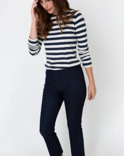 Faye Flare Cropped Pant In Indigo Stretch Denim -ULLA JOHNSON || Joseph || A.P.C. Sales Store S52041 3