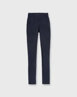 Faye Legging Pant In Navy Ponte Knit