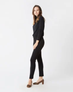 Faye Legging Pant In Navy Ponte Knit -ULLA JOHNSON || Joseph || A.P.C. Sales Store S55742 5