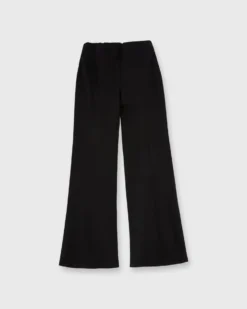 Faye Wide-Leg Cropped Pant In Black Ponte Knit