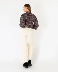 Anaya Popover Shirt In Berry Bittersweet Liberty Fabric -ULLA JOHNSON || Joseph || A.P.C. Sales Store S56029 5