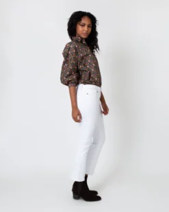 Volume Kimono Shirt In Olive/Berry Multi Persephone Liberty Fabric -ULLA JOHNSON || Joseph || A.P.C. Sales Store S57787 5