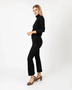 Faye Flare Cropped Pant In Black Bi-Stretch Tricotine -ULLA JOHNSON || Joseph || A.P.C. Sales Store S57809 2