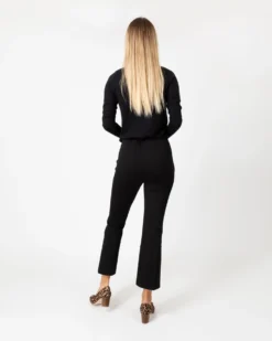 Faye Flare Cropped Pant In Black Bi-Stretch Tricotine -ULLA JOHNSON || Joseph || A.P.C. Sales Store S57809 3