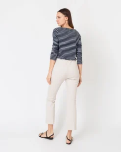 Faye Flare Cropped Pant In Khaki Stretch Twill -ULLA JOHNSON || Joseph || A.P.C. Sales Store S60577 5