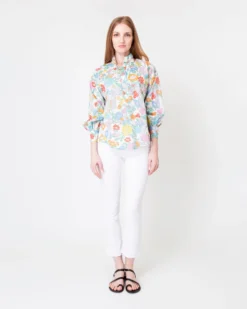 Anaya Popover Shirt In Multi Mary Liberty Fabric -ULLA JOHNSON || Joseph || A.P.C. Sales Store S62091 2