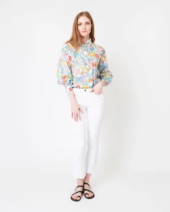 Anaya Popover Shirt In Multi Mary Liberty Fabric -ULLA JOHNSON || Joseph || A.P.C. Sales Store S62091 3