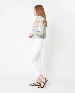 Anaya Popover Shirt In Multi Mary Liberty Fabric -ULLA JOHNSON || Joseph || A.P.C. Sales Store S62091 4