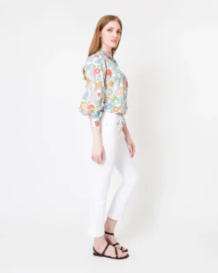 Anaya Popover Shirt In Multi Mary Liberty Fabric -ULLA JOHNSON || Joseph || A.P.C. Sales Store S62091 6