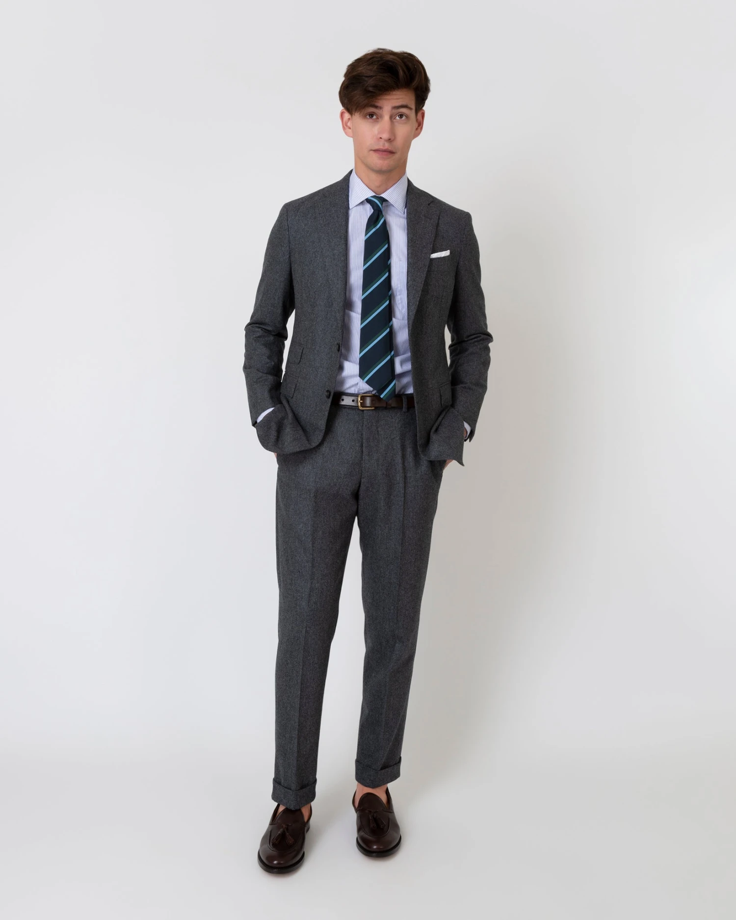 Kincaid No. 3 Jacket In Mid-Grey Flannel 5 Kincaid No. 3 Jacket In Mid-Grey Flannel - Image 5