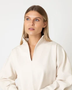 Violet Top In Bisque Bi-Stretch Tricotine -ULLA JOHNSON || Joseph || A.P.C. Sales Store S64903 7