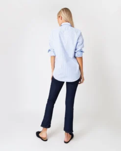 Understudy Shirt In Sky Bengal Stripe Poplin -ULLA JOHNSON || Joseph || A.P.C. Sales Store S67282 4