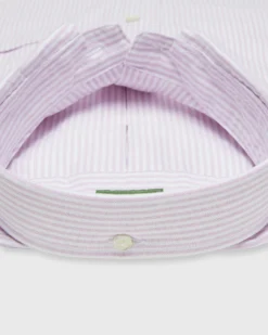 Button-Down Sport Shirt In Light Pink University Stripe Oxford -ULLA JOHNSON || Joseph || A.P.C. Sales Store S68670 103