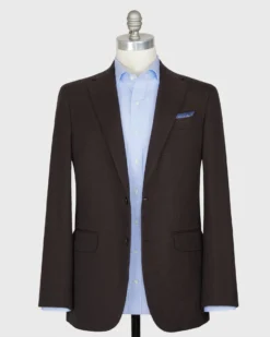 Virgil No. 2 Jacket In Chocolate Monk's Cloth -ULLA JOHNSON || Joseph || A.P.C. Sales Store S68706 3