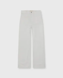 St Monica Cropped Jean In Natural White