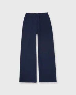 Fallon Pull-On Pant In Navy Garment-Dyed Stretch Poplin