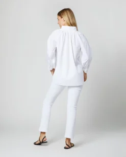 Maeve Smocking Top In White Poplin -ULLA JOHNSON || Joseph || A.P.C. Sales Store S70280 25