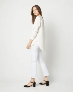 Nyala Blouse In Ivory Silk Crepe De Chine -ULLA JOHNSON || Joseph || A.P.C. Sales Store S70503 2263