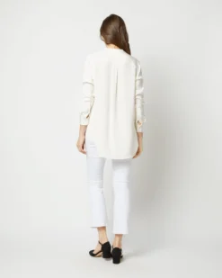 Nyala Blouse In Ivory Silk Crepe De Chine -ULLA JOHNSON || Joseph || A.P.C. Sales Store S70503 2271