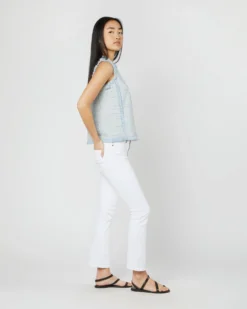 Fringed Shell Top In Sky/Multi Tweed -ULLA JOHNSON || Joseph || A.P.C. Sales Store S70934 4528