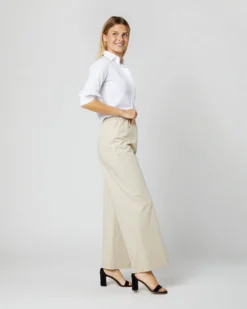 Fallon Pull-On Pant In Sand Garment-Dyed Stretch Poplin -ULLA JOHNSON || Joseph || A.P.C. Sales Store S70937 062