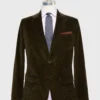 Butcher Jacket In Chocolate Corduroy