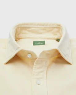 Spread Collar Sport Shirt In Straw Corduroy -ULLA JOHNSON || Joseph || A.P.C. Sales Store S71056 47 copy
