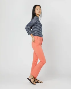 The Hustler Ankle Fray Jean In Persimmon -ULLA JOHNSON || Joseph || A.P.C. Sales Store S71119 2561