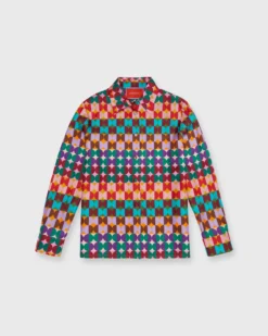 Boy Shirt In Mezzaluna Rainbow