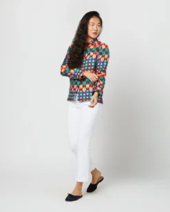 Boy Shirt In Mezzaluna Rainbow -ULLA JOHNSON || Joseph || A.P.C. Sales Store S71143 3601