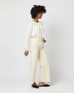 Alex Top In Ivory Double Georgette Silk -ULLA JOHNSON || Joseph || A.P.C. Sales Store S71360 2809