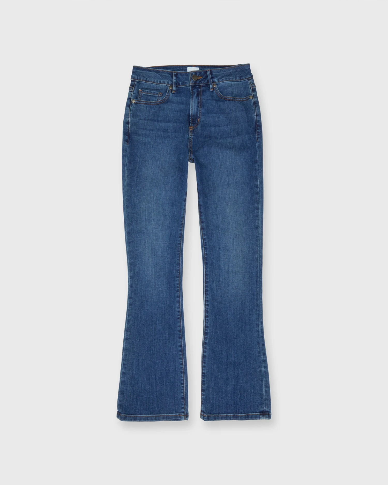 Spring 2025 Fashion Essentials: Elevate Your Wardrobe with These Must-Have Pieces 2 Flare Cropped 5-Pocket Jean In 5-Year Indigo Stretch Denim