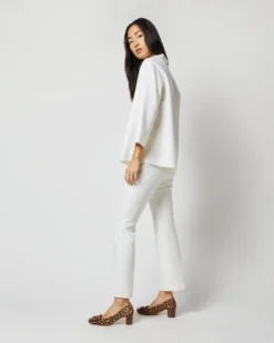 Camilla Top In Ivory Double-Weave Wool -ULLA JOHNSON || Joseph || A.P.C. Sales Store S71387 2438