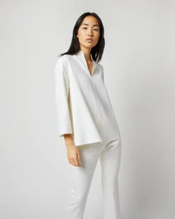 Camilla Top In Ivory Double-Weave Wool -ULLA JOHNSON || Joseph || A.P.C. Sales Store S71387 2469