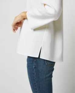 Camilla Top In Ivory Double-Weave Wool -ULLA JOHNSON || Joseph || A.P.C. Sales Store S71387 2710