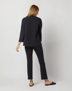 Camilla Top In Navy Double-Weave Wool -ULLA JOHNSON || Joseph || A.P.C. Sales Store S71389 2176