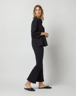 Camilla Top In Navy Double-Weave Wool -ULLA JOHNSON || Joseph || A.P.C. Sales Store S71389 2189